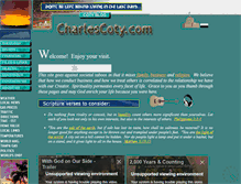 Tablet Screenshot of charlescoty.com